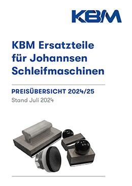 KBM Ersatzteile Schleifmaschinen Preisübersicht 2024/25
